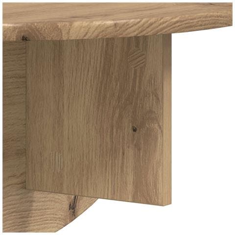 Scaffale da parete Rovere artigianale 48 x 24 x 24 cm - Foto 9