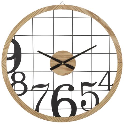 Orologio Da Parete Numbers In Ferro Nero Con Grandi Numeri - Foto 1