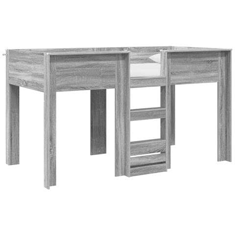 Letto a Castello per Bambini Grigio Sonoma 80 x 200 cm - Foto 1