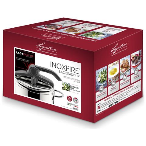 Inoxfire® Lagoeasy'up Pentola a pressione Ø cm 22 - L 5 - Foto 2
