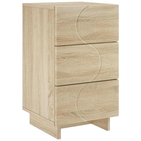 Comodino Rovere Sonoma 33,5 x 34,5 x 60 cm Legno composito - Foto 1