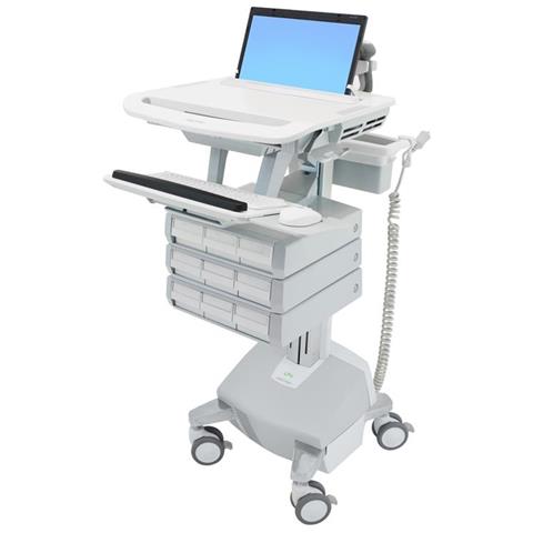 Carrello per Laptop StyleView Colore Bianco e Grigio - Foto 4