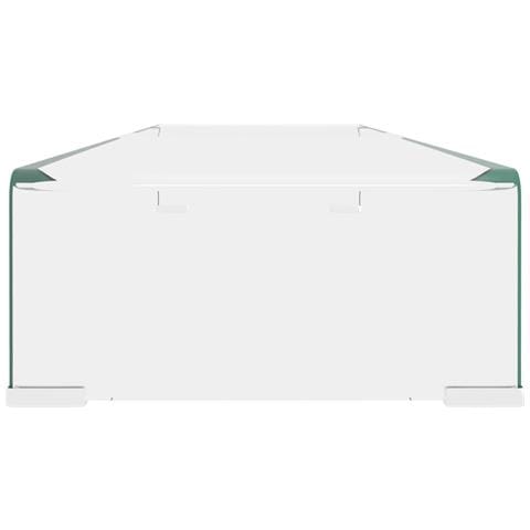 Mobile /Rialzo Porta TV in Vetro Trasparente 100x30x13 cm - Foto 5