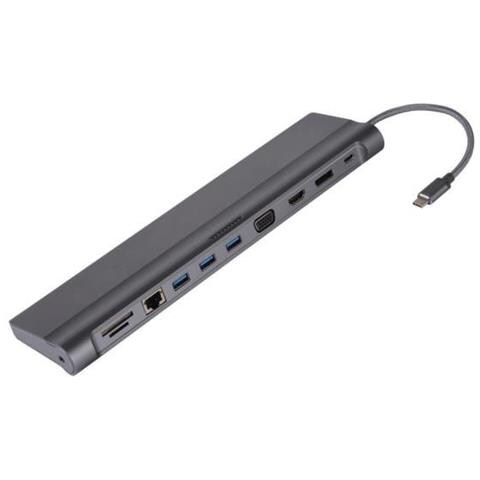Docking Station Universale per Laptop 1x HDMI / 1x USB-C 3.1 / 3x USB 3.0 Colore Argento - Foto 1