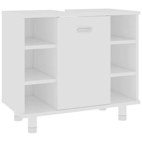 Mobile da Bagno Bianco 60x32x53,5 cm in Legno Multistrato - Foto 1