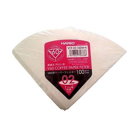 Carta Filtri Per V60 Dripper Caff Compatibile Con Il Formato 02 Bianco 100 Pack 2-100pcs - Foto 1