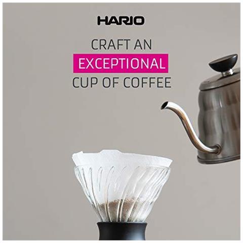 Carta Filtri Per V60 Dripper Caff Compatibile Con Il Formato 02 Bianco 100 Pack 2-100pcs - Foto 2