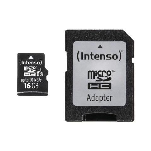 3433470, 16 GB, Micro Secure Digital High-Capacity (MicroSDHC) , 90 MB / s, Nero, 1,5 cm, 1,1 cm - Foto 1