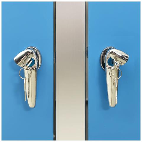 Copribidone per Spazzatura Triplo 207x77,5x112,5cm Acciaio Inox - Foto 2