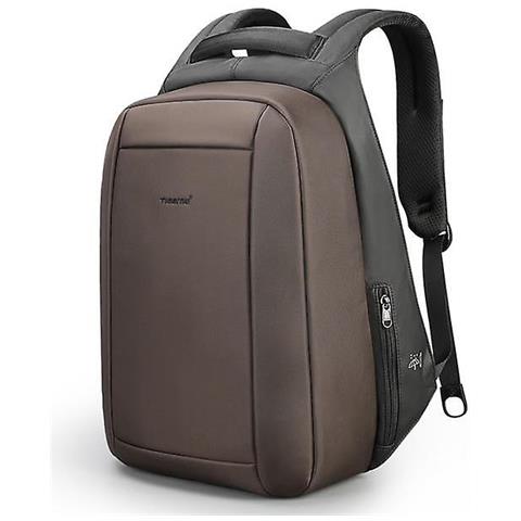 HTN - Zaino Per Laptop Per Laptop Con Cerniera Antifurto Nascosto (caffè) -  ePRICE