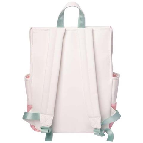 Zaino Moderno Con Spallacci Regolabili E Patch Decorativi, Rosa - Foto 2