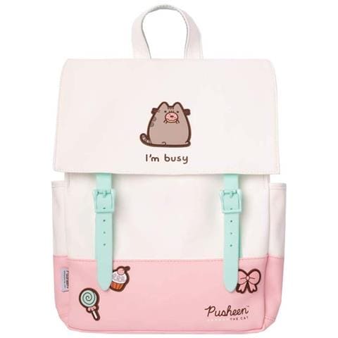 Zaino Moderno Con Spallacci Regolabili E Patch Decorativi, Rosa - Foto 6