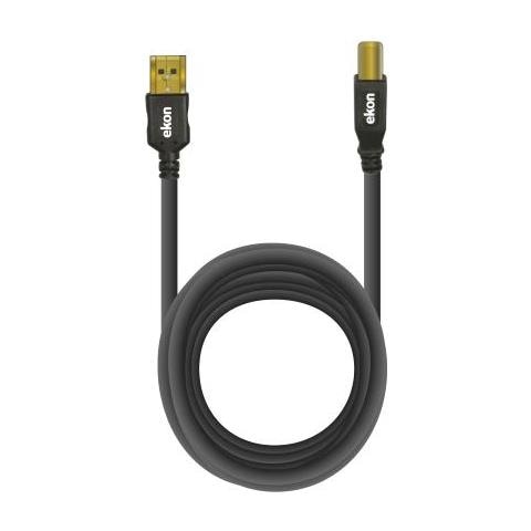Ekon Cavo Per Stampante Usb Tipo A-b Maschio In Oro - Foto 1