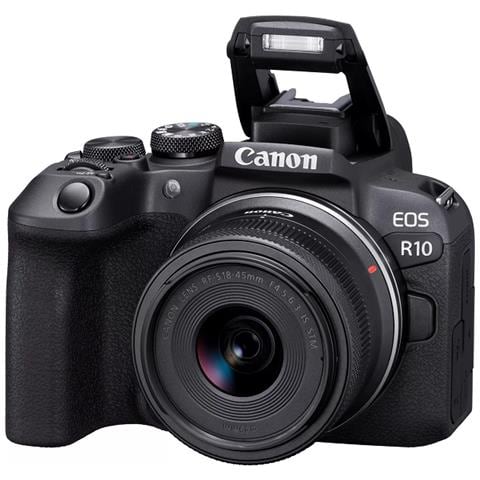 Eos R10 Body + Rf-s 18-45 F4.5-6.3 Is Stm + Anello Adattatore Ef-eos R Garanzia Ufficiale Cano - Foto 5