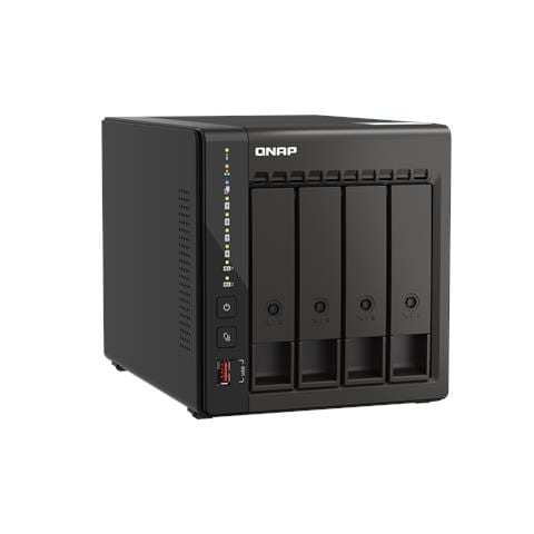 TS-453E NAS Tower Intel® Celeron® J6412 8 GB 0 TB QTS Nero - Foto 7