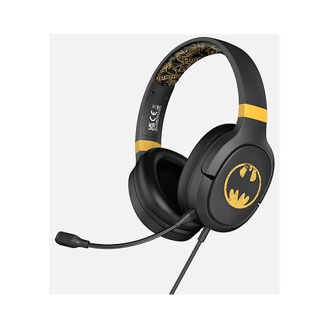 Technologies DC Comics Batman Pro G1 Cuffie Cablato A Padiglione Giocare Nero, Oro - Foto 1