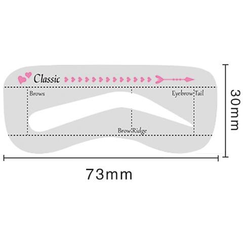 Stencil Per Sopracciglia Timbri A Forma Di Sopracciglia White - Foto 3
