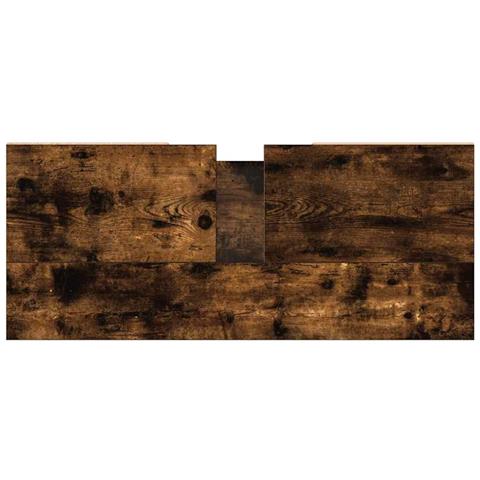 Armadietto Bagno Rovere Fumo 80x33x60 Cm In Legno Multistrato - Foto 2
