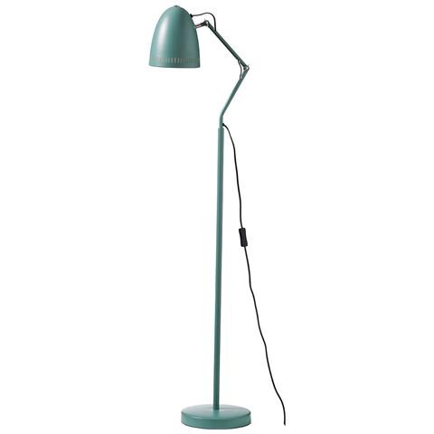 Lampada Da Terra In Metallo ""dynamo"" Opaco Scuro Menta - Foto 1