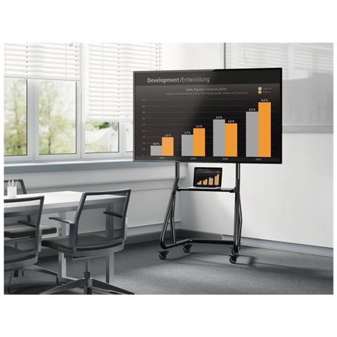 Trolley 2,54 m (100") Nero - Foto 2