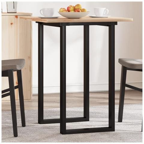 Telaio Gambe A O Per Tavolo Da Pranzo 40x40x73 Cm In Ghisa - Foto 3