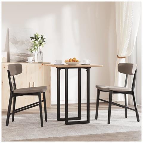 Telaio Gambe A O Per Tavolo Da Pranzo 40x40x73 Cm In Ghisa - Foto 1