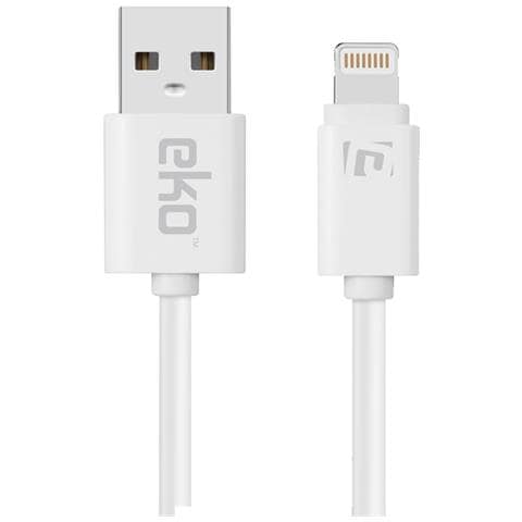 Cavo Lightning Verso Usb-a 2,4a Carica E Sincronizza 1m, Bianco - Foto 1