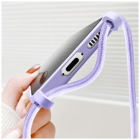 Cover Con Cordino Semirigida Per Samsung Galaxy S23 Fe - Foto 5