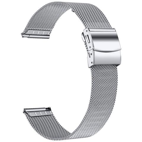 Cinturino Per Orologio In Acciaio Inossidabile Per Garmin Venu 3s / Forerunner 265s 18 Mm Silver - Foto 1