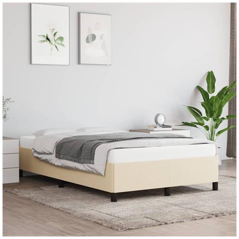 Giroletto senza Materasso Crema 120x190cm in Tessuto - Foto 1