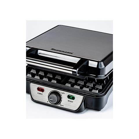 GR-7030 piastra per waffle 4 waffle 1100 W Nero - Foto 3