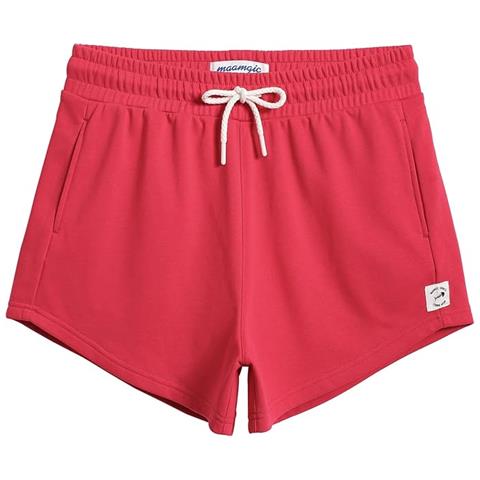 Pantaloncini Corti Della Tuta Da Ginnastica Da Donna Rosso L - Foto 1