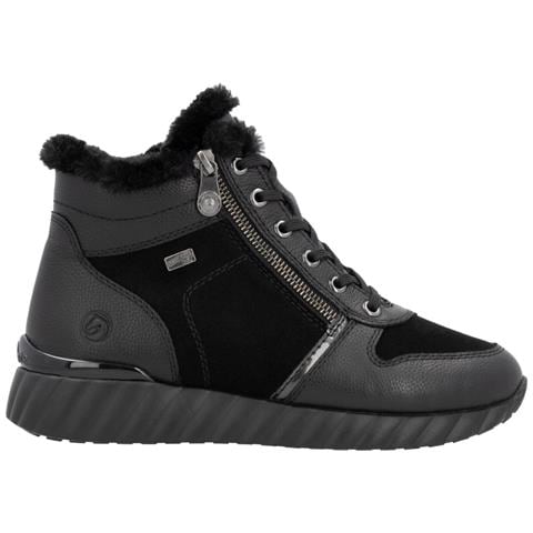 Black Casual Closed Ladies Mid Height Boots Stivaletti Pelle Scarpe Donna Nero Eu 38, D5985-02 - Foto 3