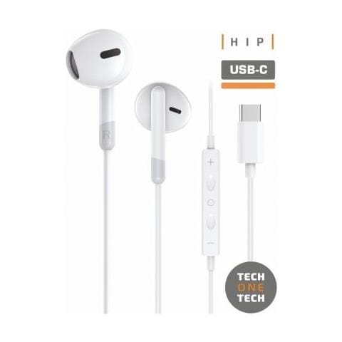Ear Tech Hip Cuffie Intrauricolari Usb-c - Microfono Integrato - Assistente Vocale - Cavo Da 1,20 M - Foto 1