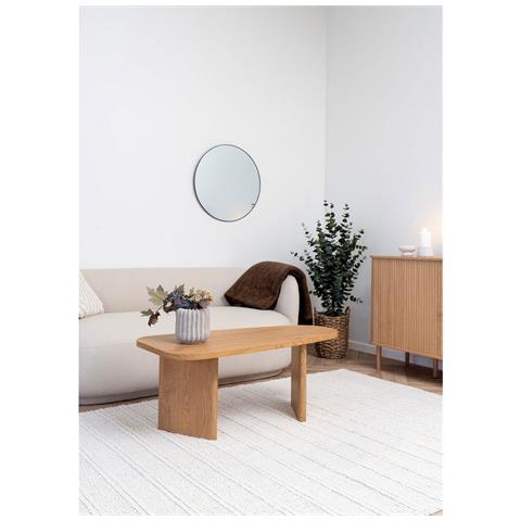 Tavolino Melo - Marrone - Mdf - 50x100x41 Cm - Foto 4