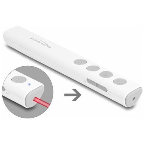 Delock 64251 Puntatore Wireless Rf Bianco - Foto 3