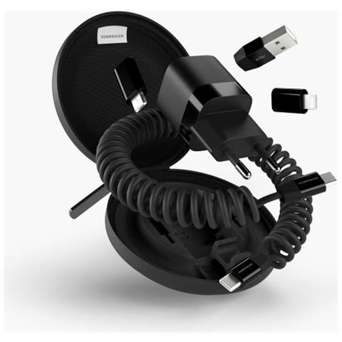 Vonmhlen Acg00002 Caricabatterie Per Dispositivi Mobili Universale Nero Ac Ricarica Rapida Interno - Foto 3