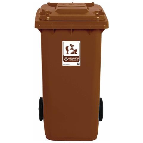 Bidone Per La Raccolta Differenziata Grande 240 Lt Blu Condominio Hotel Ristoranti Certificato Uni En 840 Per Rifiuti E Riciclo - Foto 2