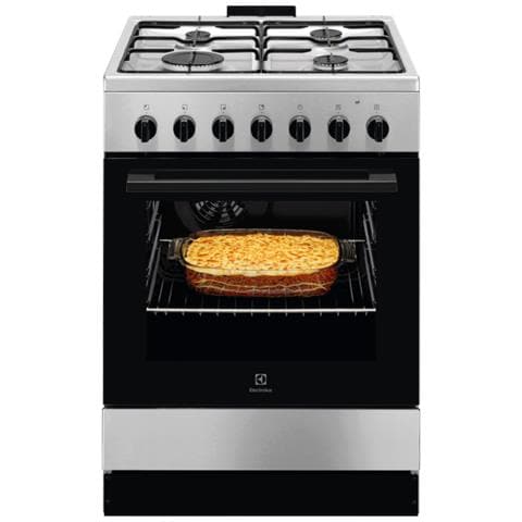 Cucina LKK620010X con 4 Zone Cottura a Gas Forno Elettrico Capacità 57 L Classe A Colore Accaio Inox - Foto 1
