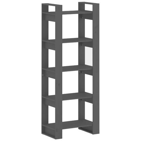 Lusso Casadino -  Libreria/divisorio Grigio 60x35x160 Cm Legno Massello - Foto 1