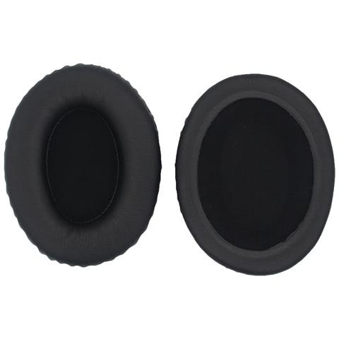 Cuscinetti Auricolari Ovali Premium 95x75mm - Pelle Proteica, Neri (confezione Da 2) - Foto 2