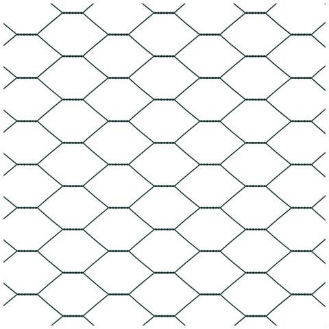 Recinzione Esagonale Verde 1,2x50 m Acciaio, Set di Poste per Recinzione con Punta 13 pz Ø32 mm 140 cm Acciaio Zincato - Foto 9