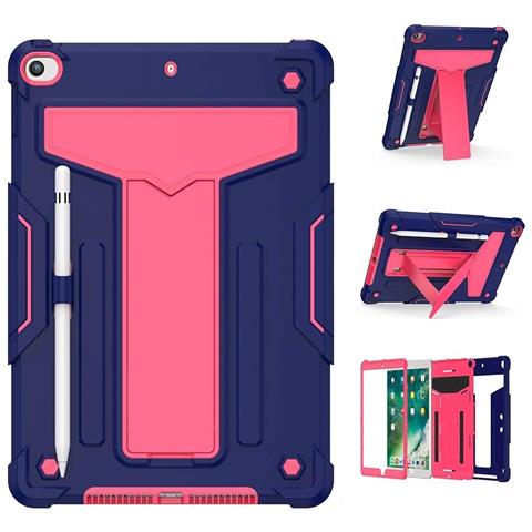Custodia Per Ipad 9/8/7 10.2"" Con Supporto E Alloggiamento Per Stilo Rosa - Foto 2