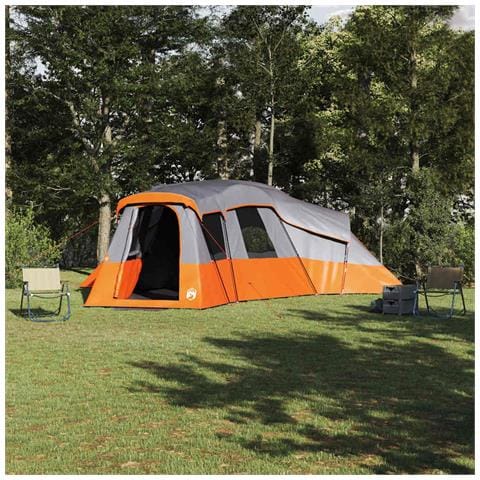 Tenda Familiare Grigio e arancione 762 x 655 x 218 cm - Foto 2