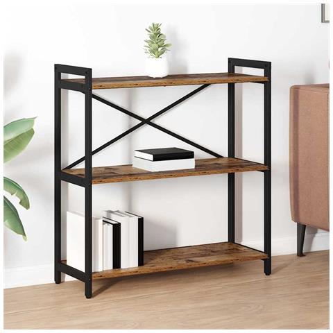Libreria Legno vecchio 80 x 30 x 83 cm Legno multistrato - Foto 2