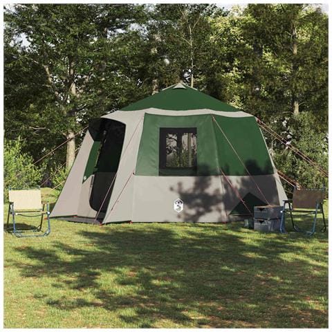 Tenda Capanna con tetto Verde e Bianco 405 x 405 x 273 cm - Foto 2