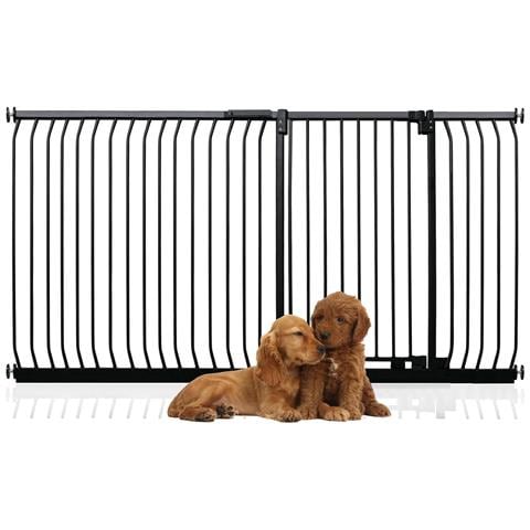 Bettacare Cancelletto Per Cani Elite Extra Alto, 198cm - 207cm, Nero Opaco, Extra Alto Con 100cm Di Altezza - Foto 1