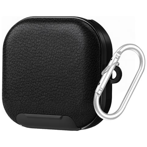 Custodia Protettiva Compatibile Con Samsung Buds 4 / 4 Pro Con Chiusura Sicura E Penna Di Pulizia Black - Foto 2
