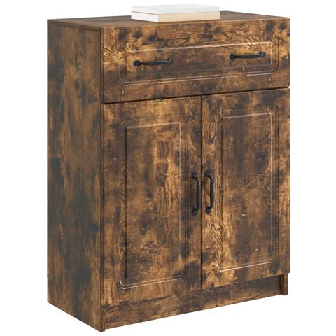 Credenza Rovere Fumo 66 x 34,5 x 87 cm Legno ingegnerizzato - Foto 2