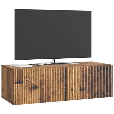 Mobile Porta TV da Muro Legno antico 98 x 41 x 30 cm - Foto 2